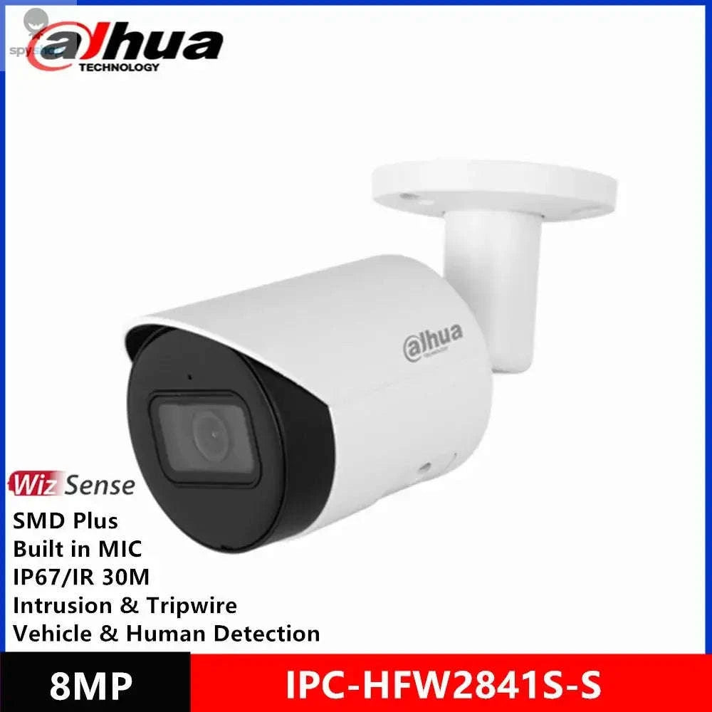 Dahua IPC-HFW2841S-S 8MP Bullet IP Camera – 4K Clarity, AI Detection, Night Vision-3.6mm / CHINA