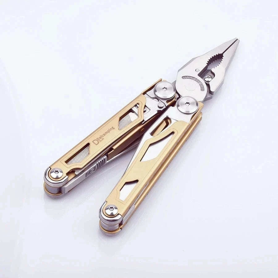 Daicamping DL30 21-in-1 Multitool for Camping and Repairs-DL30 full set silver / spain