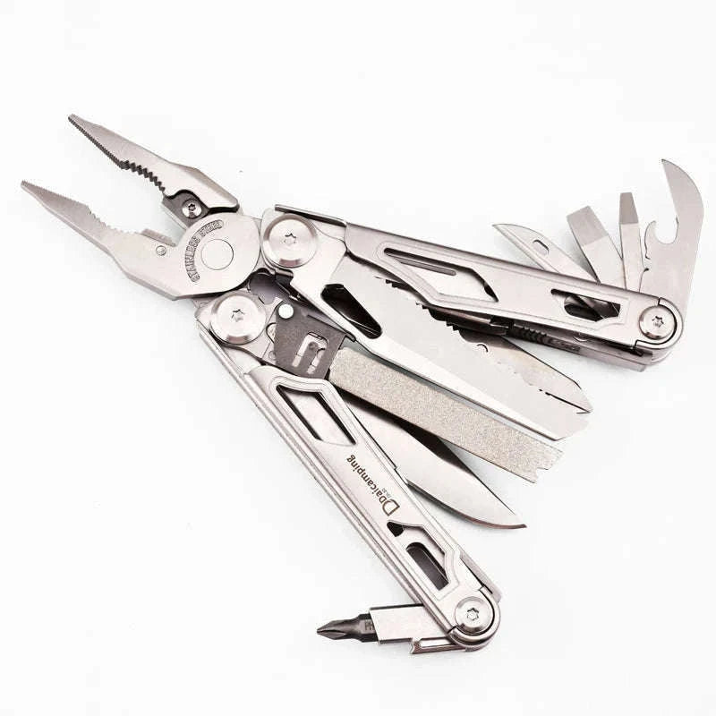 Daicamping DL30 21-in-1 Multitool for Camping and Repairs-DL30 full set silver / spain