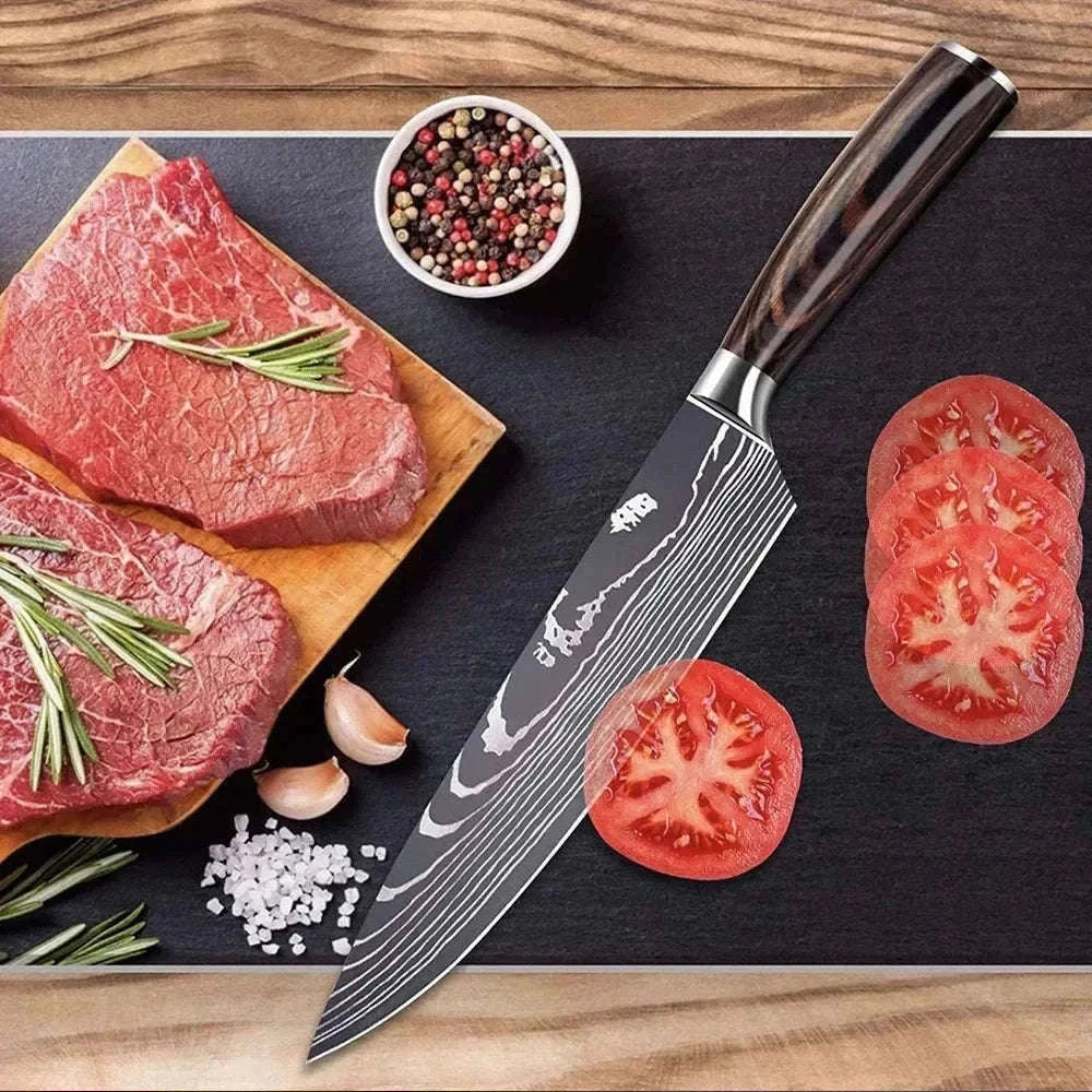 Damascus Kitchen Knife for Precise, Comfortable Daily Prep-5inch santoku knife
