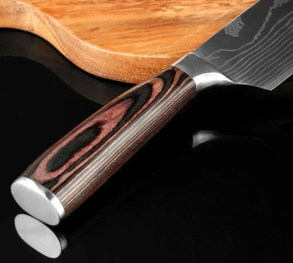 Damascus Kitchen Knife for Precise, Comfortable Daily Prep-5inch santoku knife