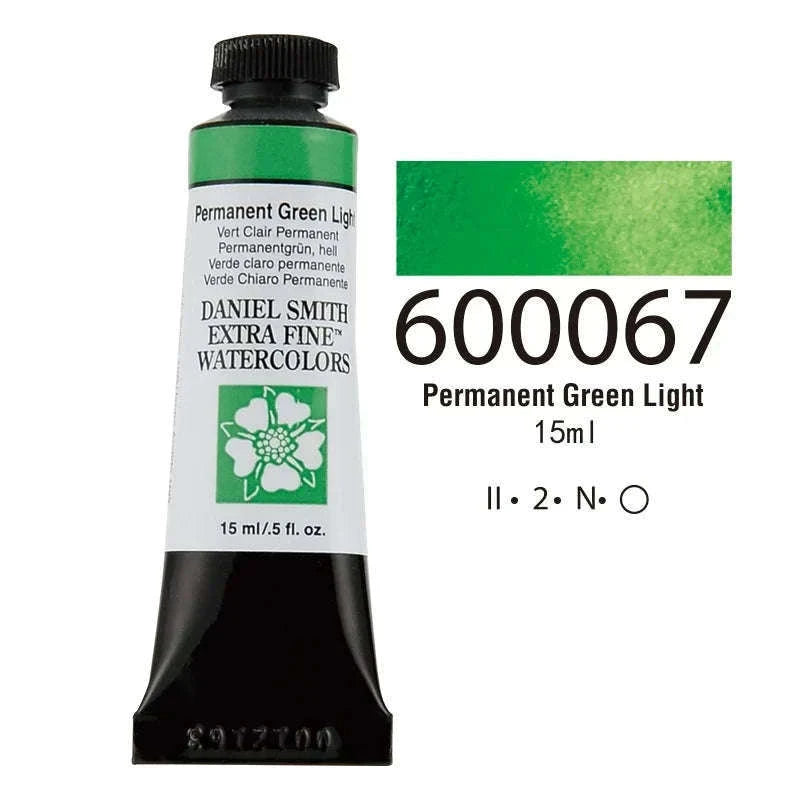 Daniel Smith Natural Mineral Watercolor Paints, 15ml Tubes-UltramarineTurquoise