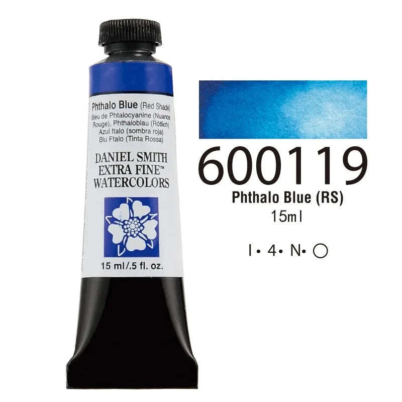 Daniel Smith Series 1 Natural Mineral Watercolor Paints – 15ml Tubes-UltramarineTurquoise