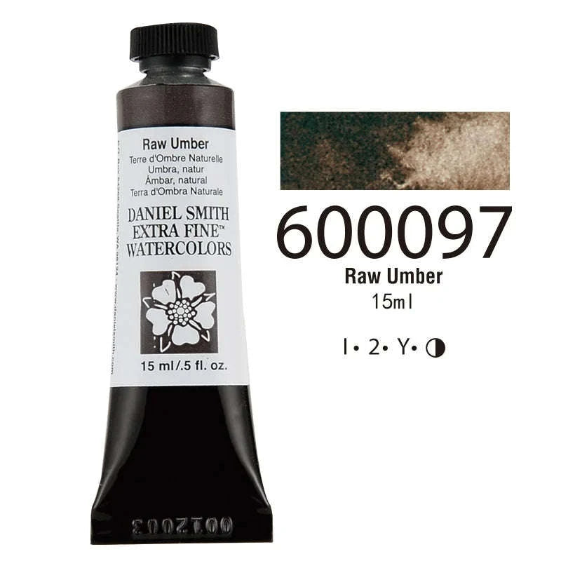 Daniel Smith Series 1 Natural Mineral Watercolor Paints – 15ml Tubes-UltramarineTurquoise