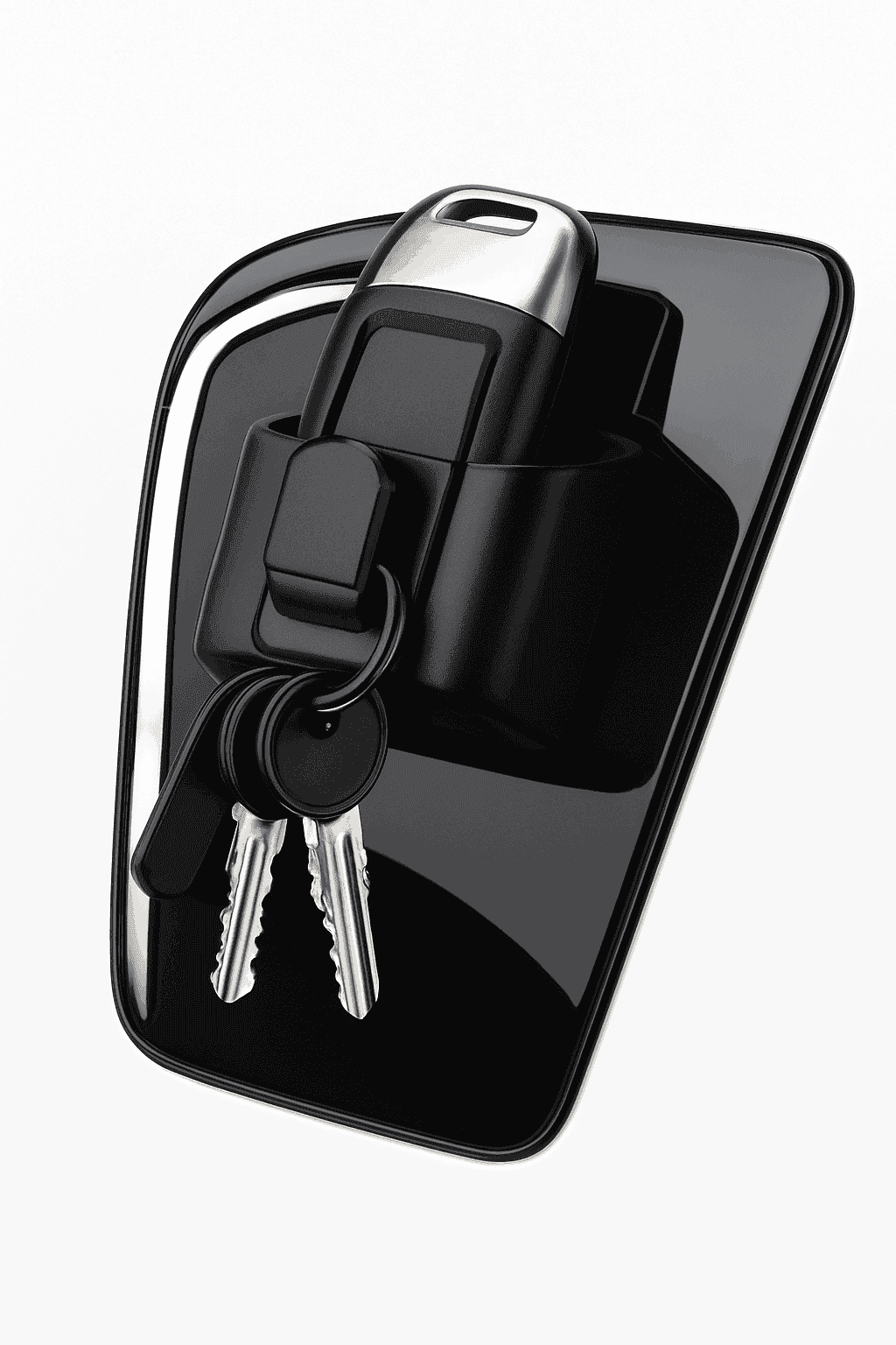 Dashboard Car Key Storage Box with Hanging Hook-1pc