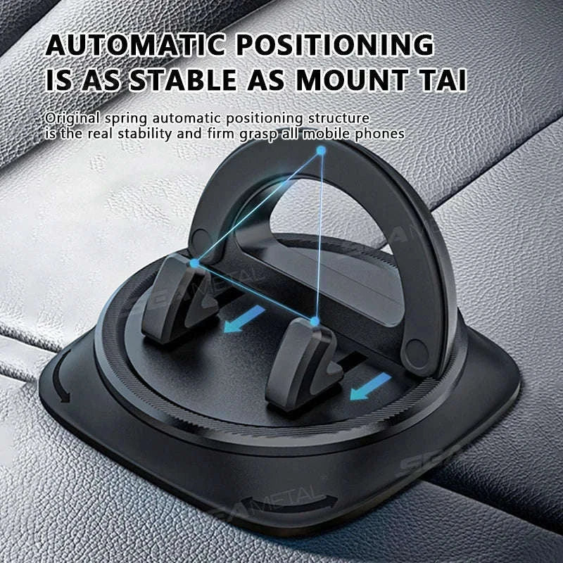 Dashboard Car Phone Holder Anti-Slip Stable Mount for Smartphones-1pc