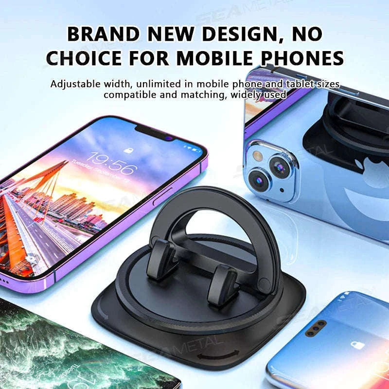 Dashboard Car Phone Holder Anti-Slip Stable Mount for Smartphones-1pc