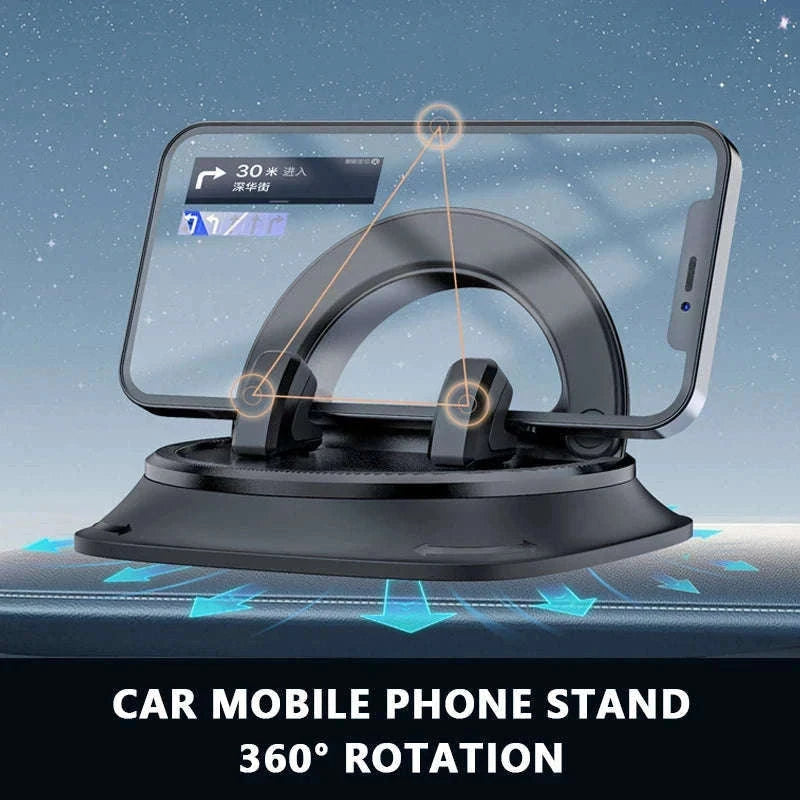Dashboard Car Phone Holder Anti-Slip Stable Mount for Smartphones-1pc