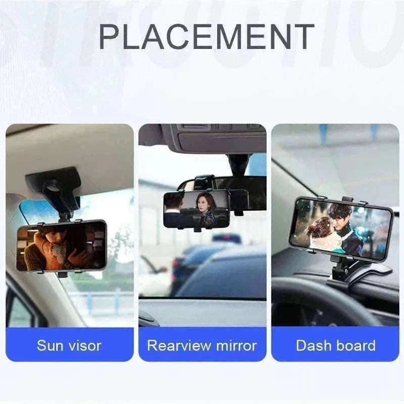 Dashboard Car Phone Holder for 3-7 Inch Phones-1pc
