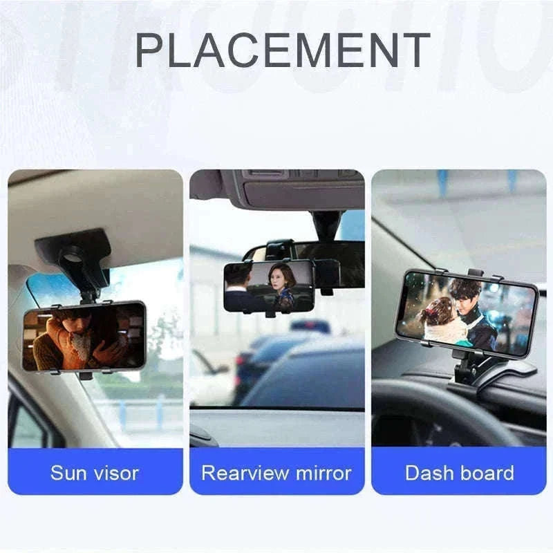 Dashboard Car Phone Holder for 3-7 Inch Phones-1pc