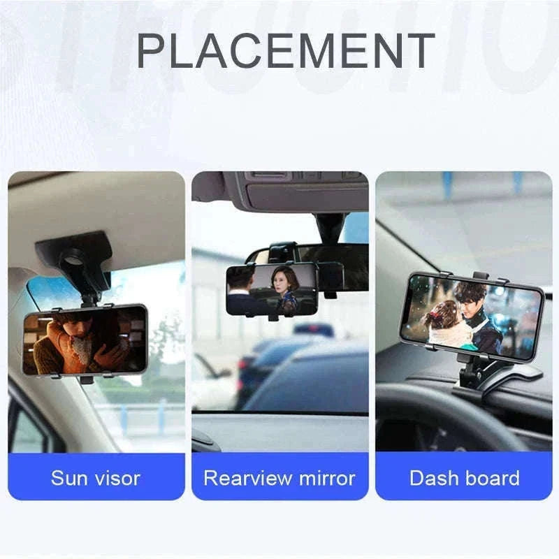 Dashboard Car Phone Holder for 3-7 Inch Phones-1pc