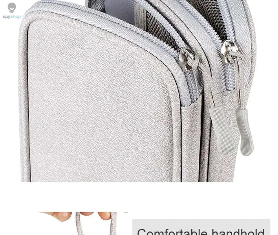 Data Cable Storage Bag – Waterproof Travel Organizer for Cords and Accessories-Single Layer 1