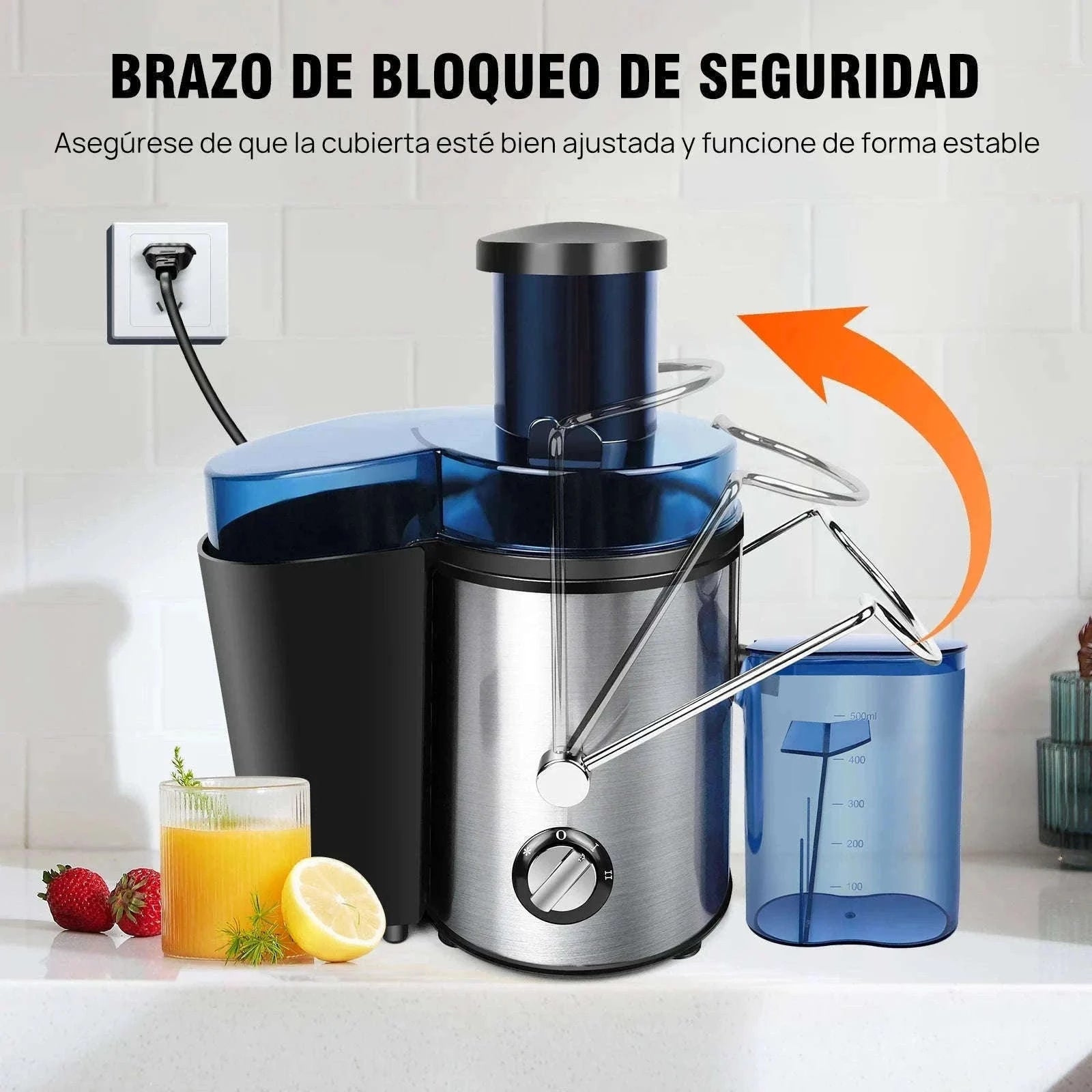 DayPlus 900W Centrifugal Juicer for Whole Fruits and Vegetables-GERMANY