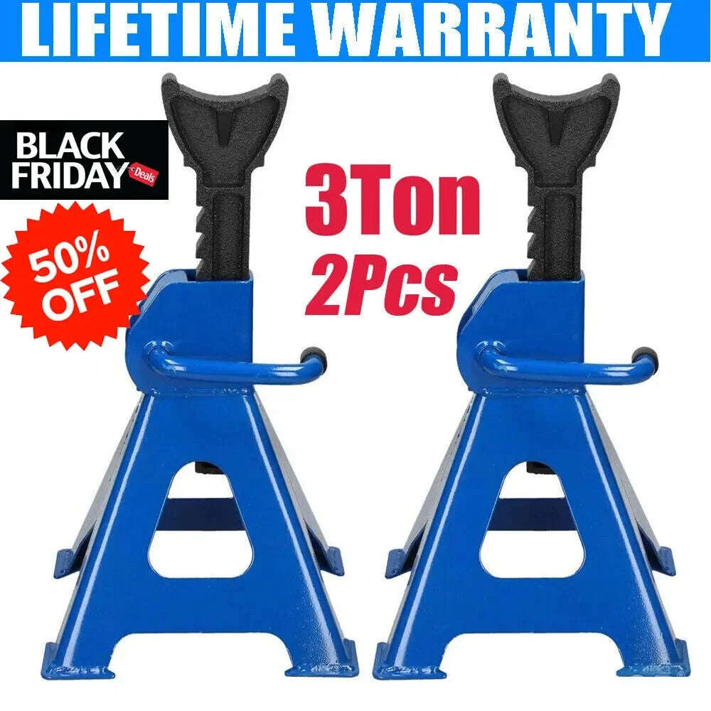 DayPlus Heavy Duty 3 Ton Axle Stands Pair for Cars and Vans-france
