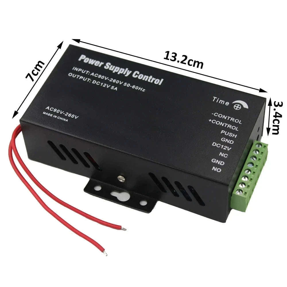 DC 12V Door Access Control Power Supply for Electric Locks-P03W-5A