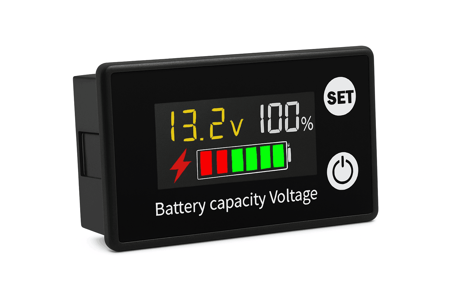 DC8-100V Battery Capacity Indicator for Cars and Bikes-Optiona B