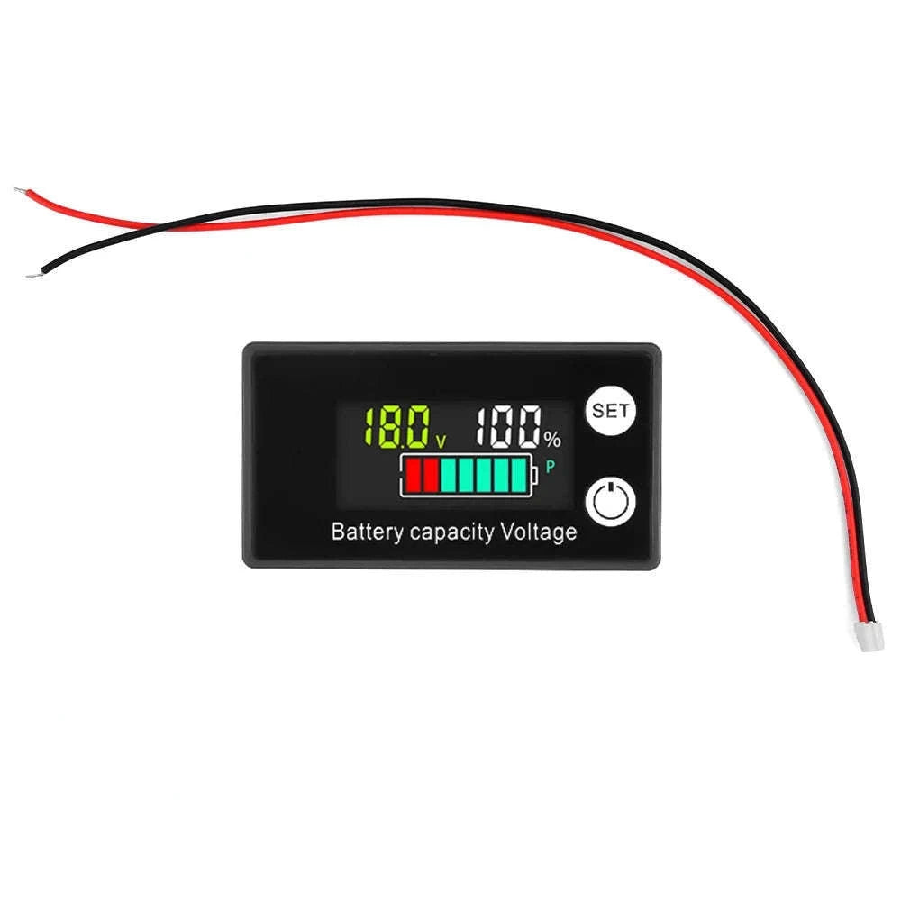 DC8-100V Battery Capacity Indicator for Cars and Bikes-Optiona B