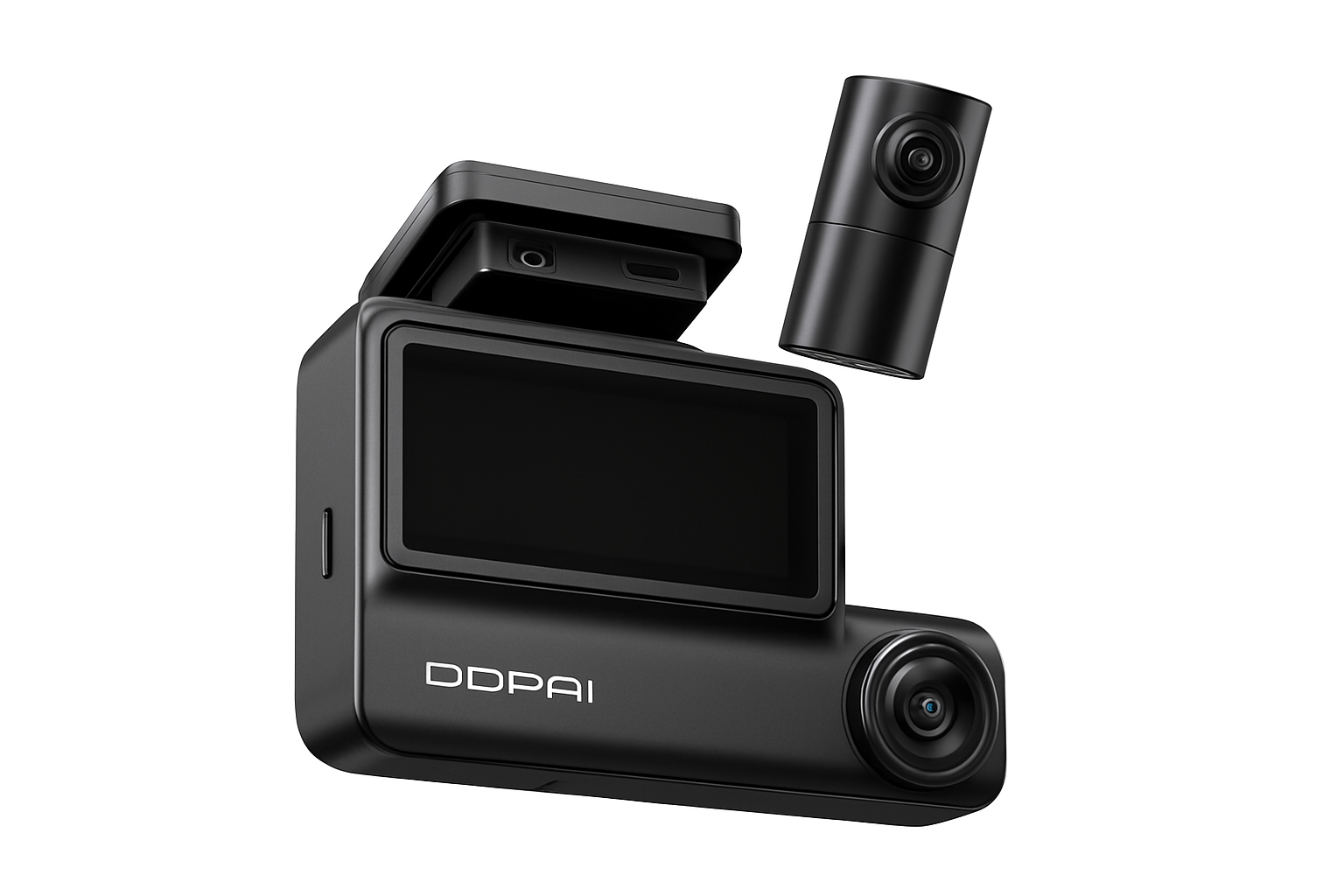 4K Dash Cam with Front and Rear Camera, GPS, Night Vision, 5GHz Wi-Fi and 24H Parking Support