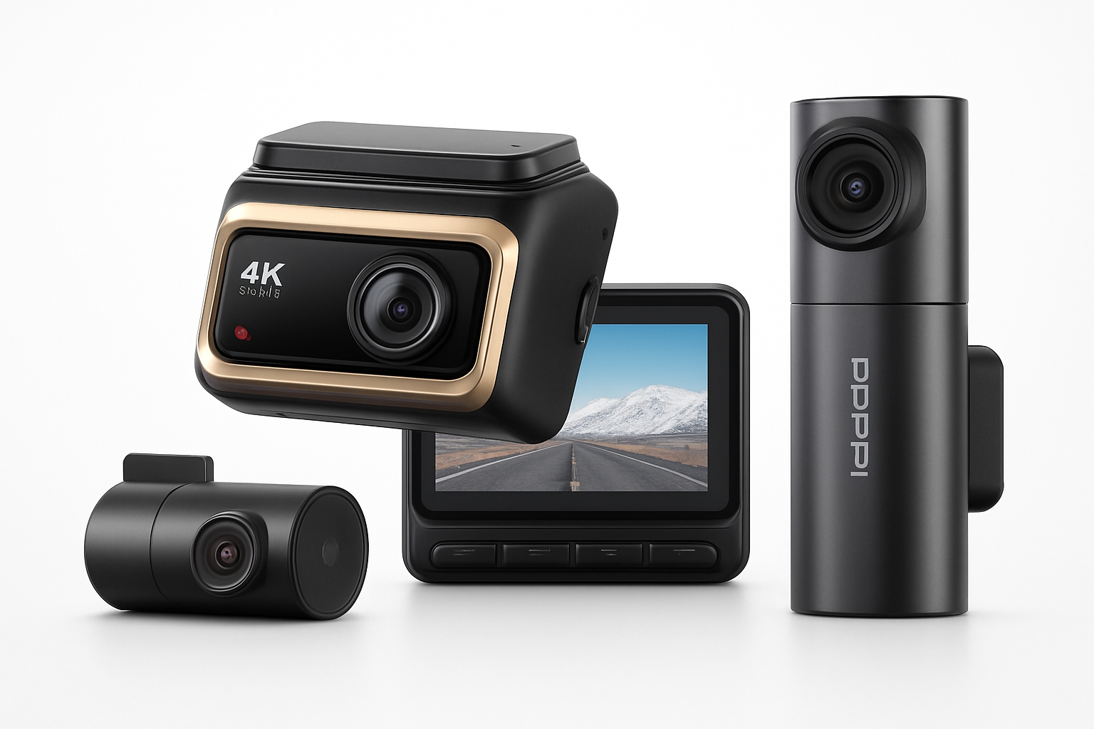 4K Dash Cam Front and Rear Interior Camera with HDR, 5GHz Wi‑Fi, GPS, ADAS, 4G Support