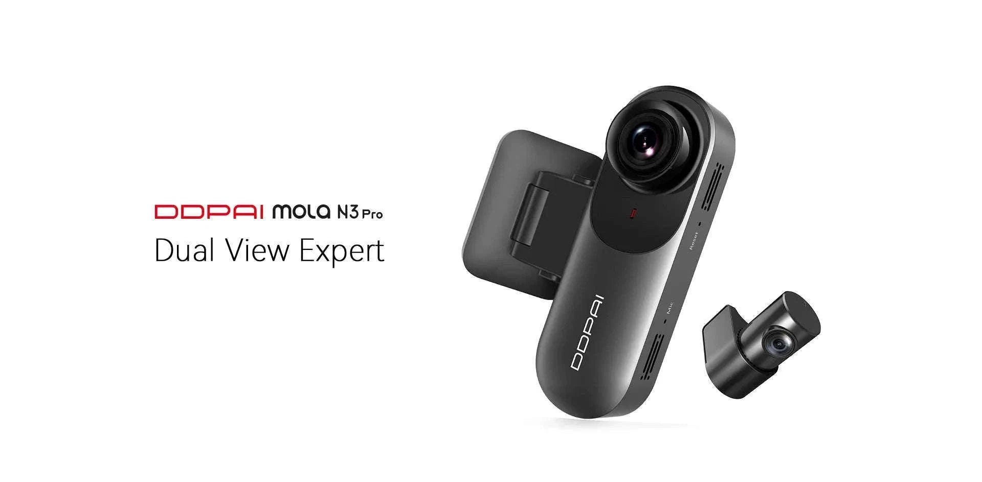 DDPAI Mola N3 Pro 2.5K Dash Camera with GPS and WiFi-N3 Pro GPS