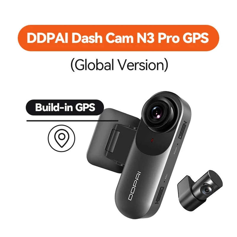 DDPAI Mola N3 Pro Dash Camera 2.5K Car DVR-N3 Pro GPS