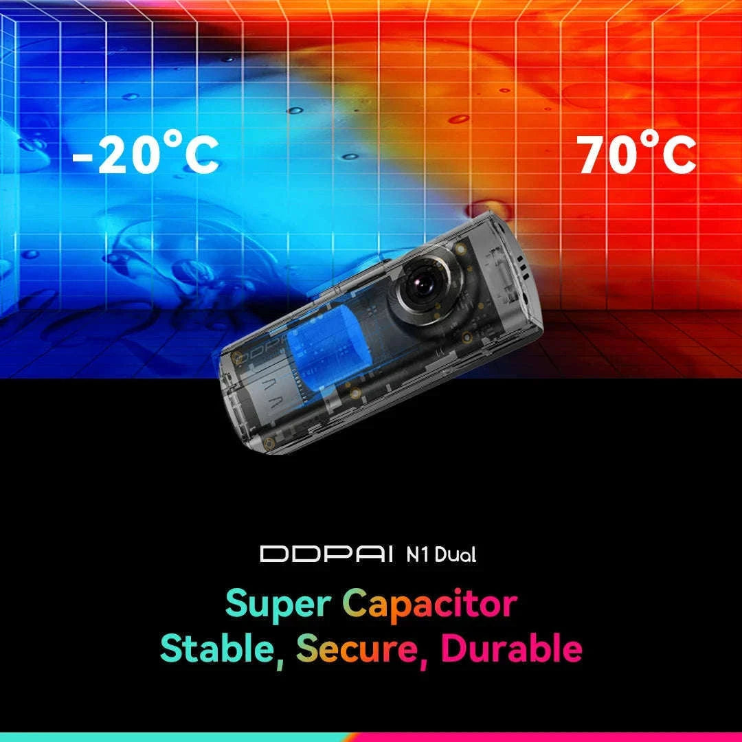 DDPAI N1 Dual Dash Cam with Front and Rear Recording-DDPAI N1 Dual / CHINA