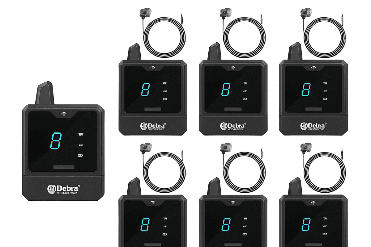 Debra Audio Er-Mini Wireless In-Ear Monitor System-With 6 Receiver