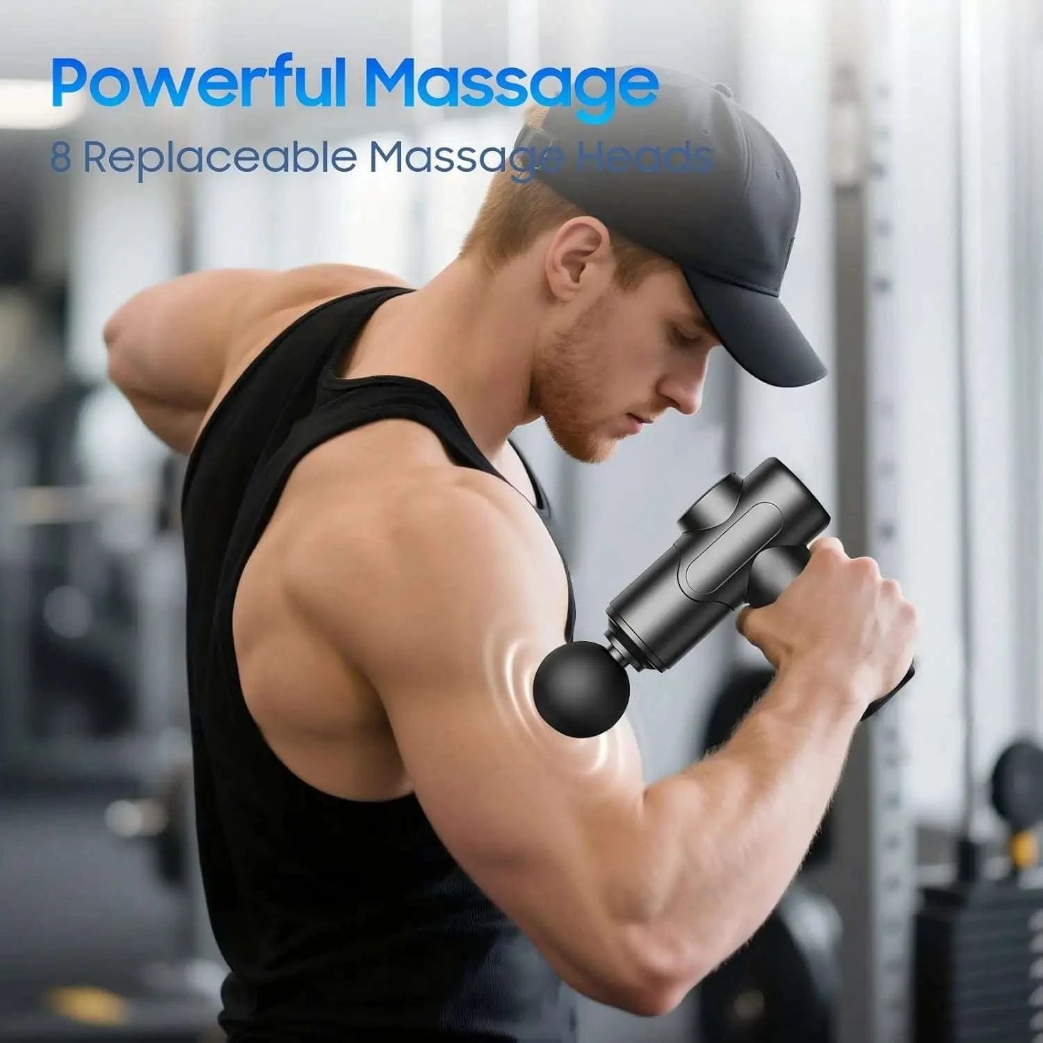 Deep Tissue Massage Gun for Muscle Relief Back Neck Body Massager-Type C Charge