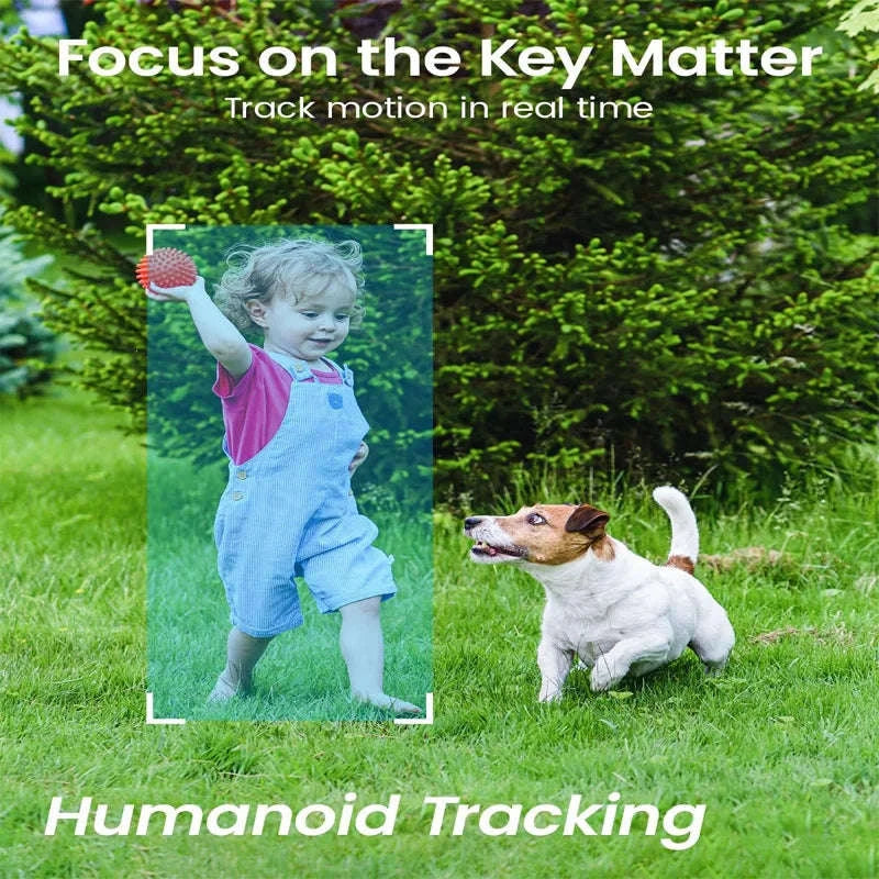 DEKCO 3MP Outdoor Dome Security Camera with PTZ WiFi Control-2pcs / EU Plug / 4mm|GERMANY