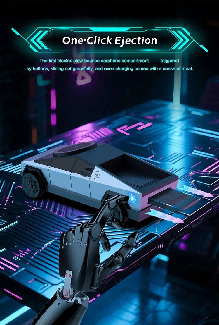 Desktop Cybertruck 3‑in‑1 Magnetic Wireless Charger-B