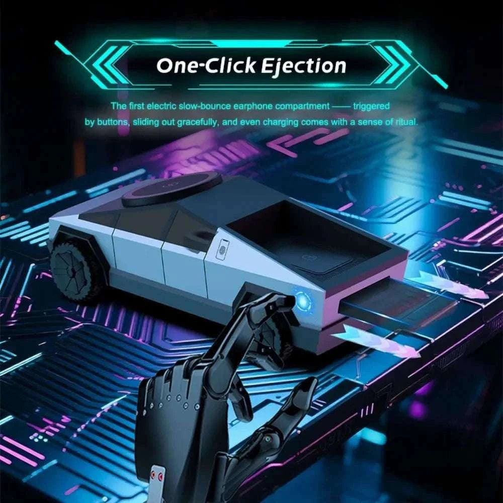 Desktop Cybertruck 3-in-1 Magnetic Wireless Charger-B