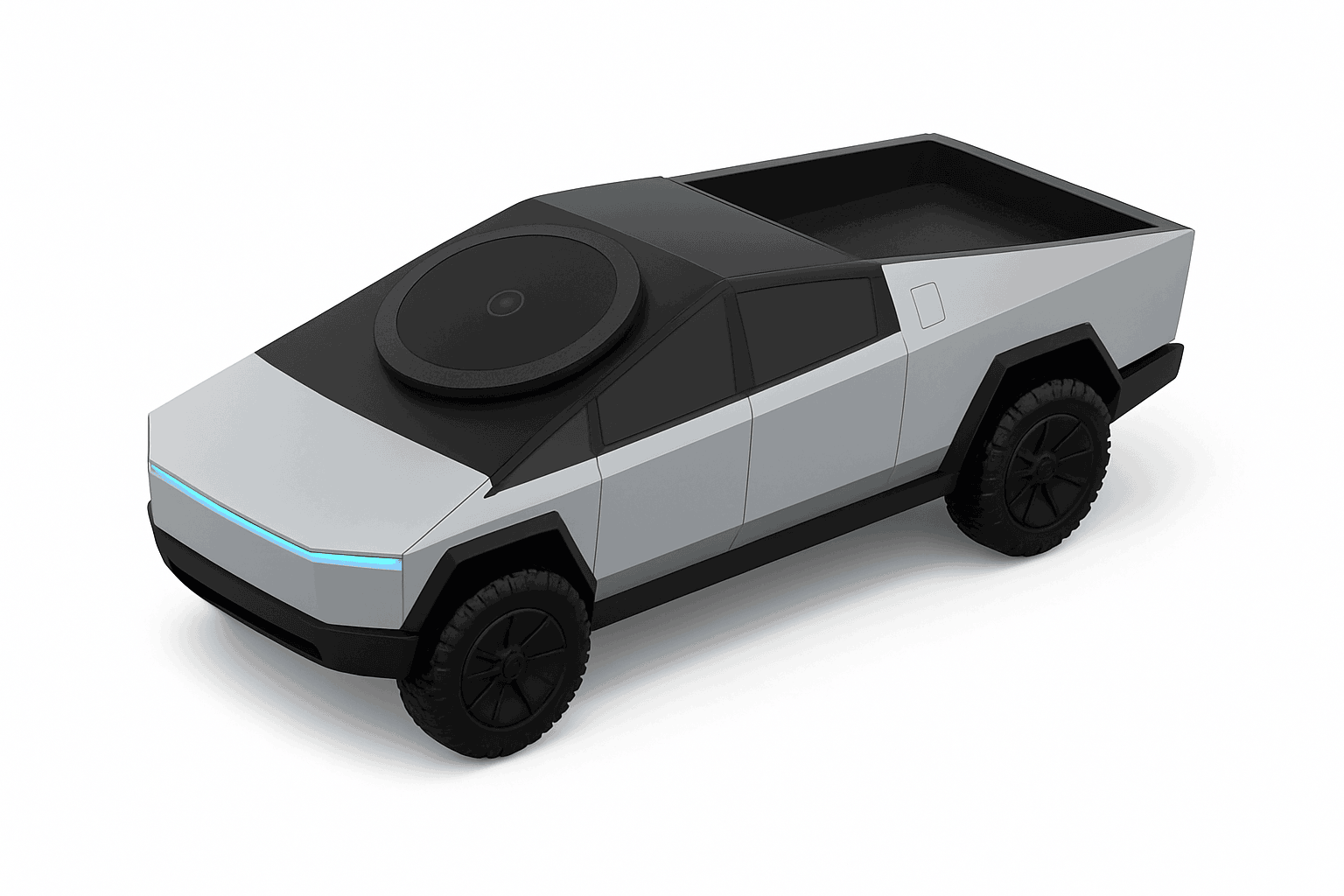 Desktop Cybertruck 3-in-1 Magnetic Wireless Charger-B