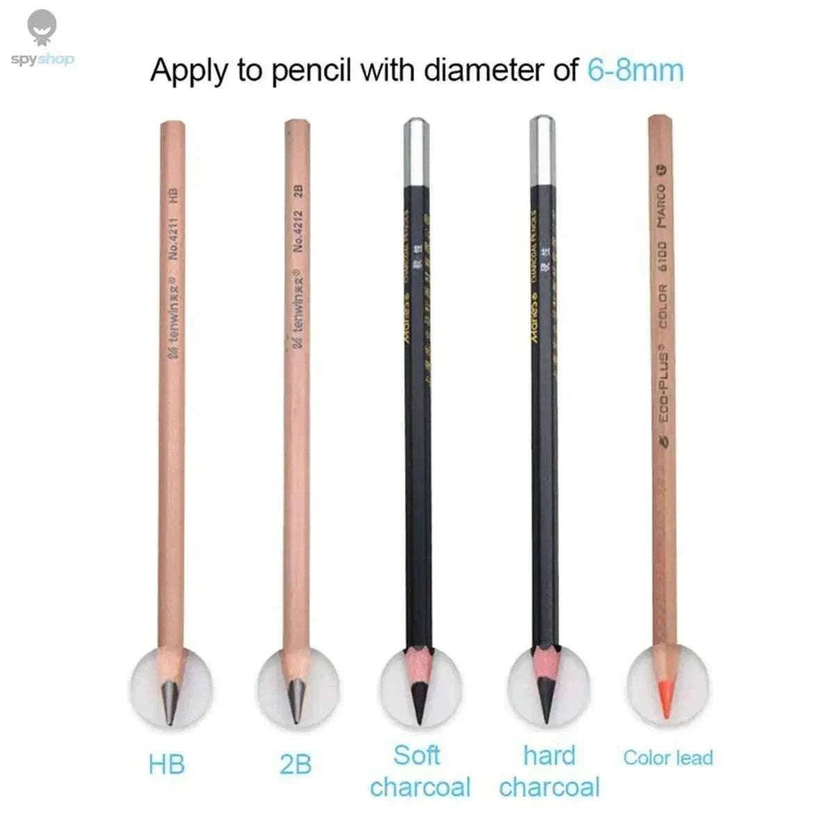 Desktop Electric Pencil Sharpener for 6–8 mm Pencils-Pink