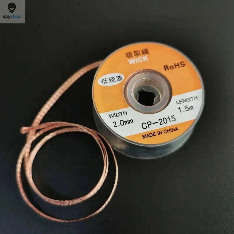 Desoldering Braid Wick Tool for Fast, Clean PCB Repair-3.5mm 3m