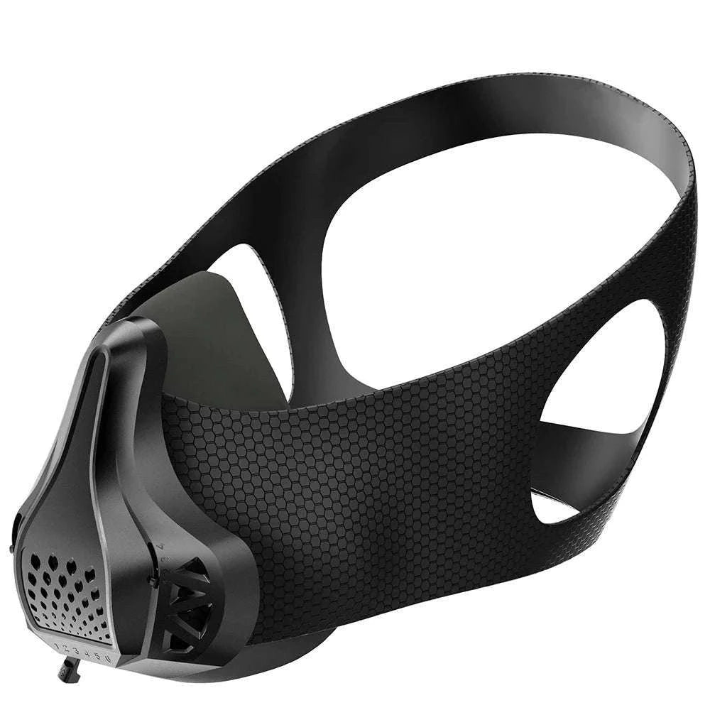 Detachable Breathable Protective Sports Mask for High-Intensity Training-black