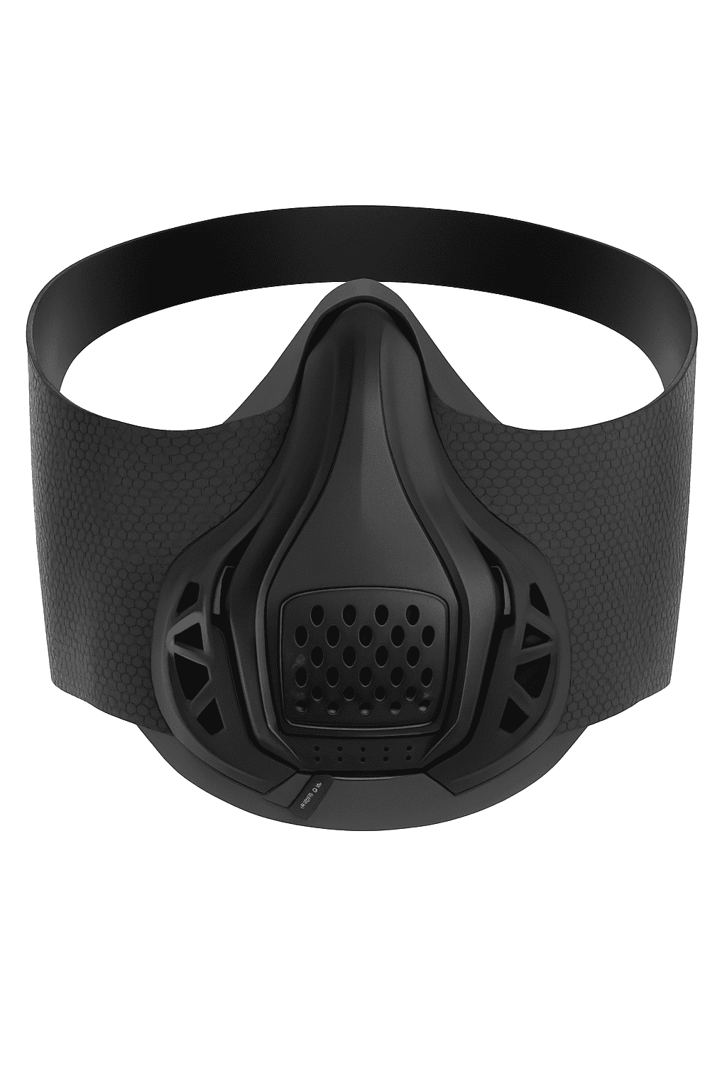 Detachable Breathable Sports Mask for High-Intensity Training-black