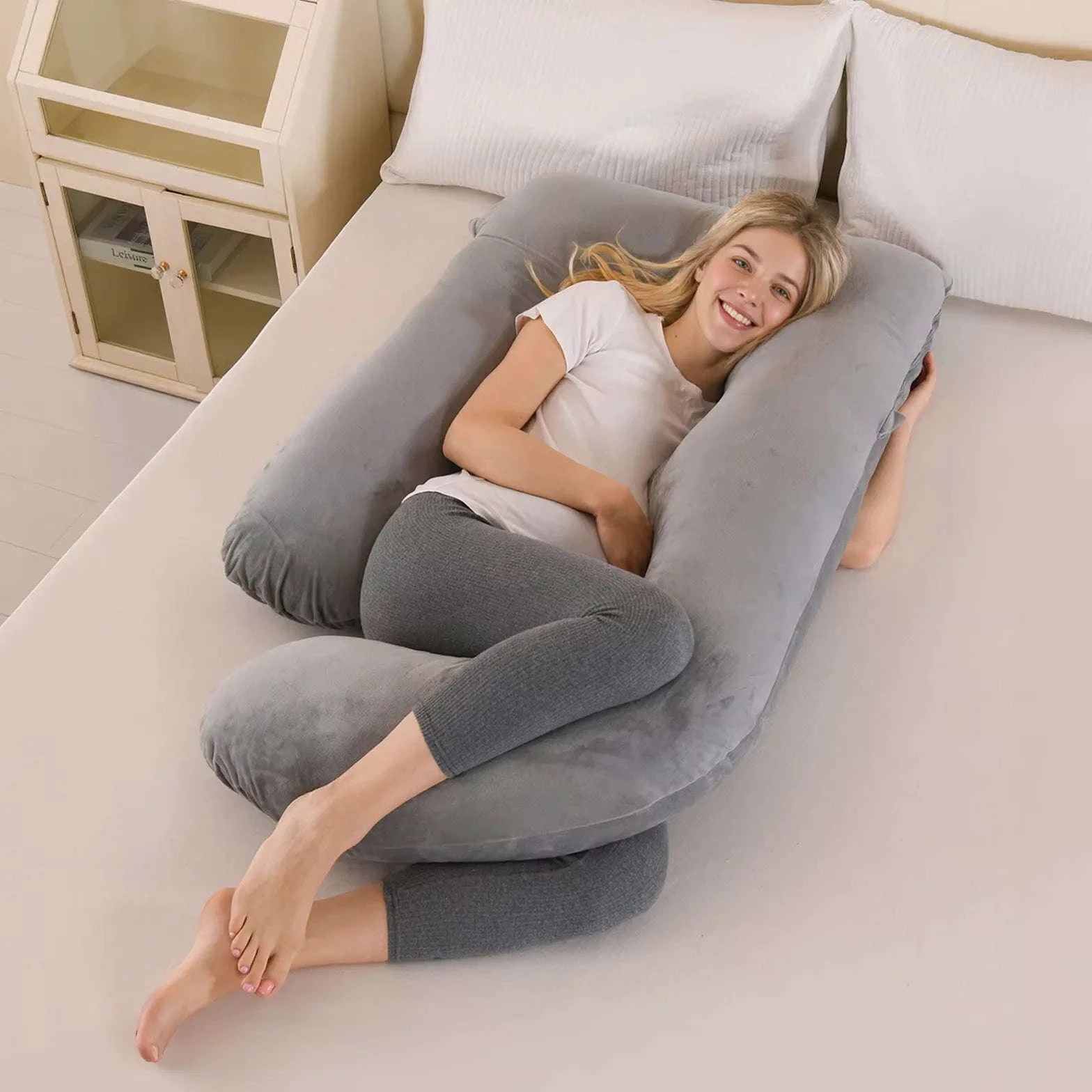 Detachable G-Shaped Maternity Support Pillow-G TYPE / United States