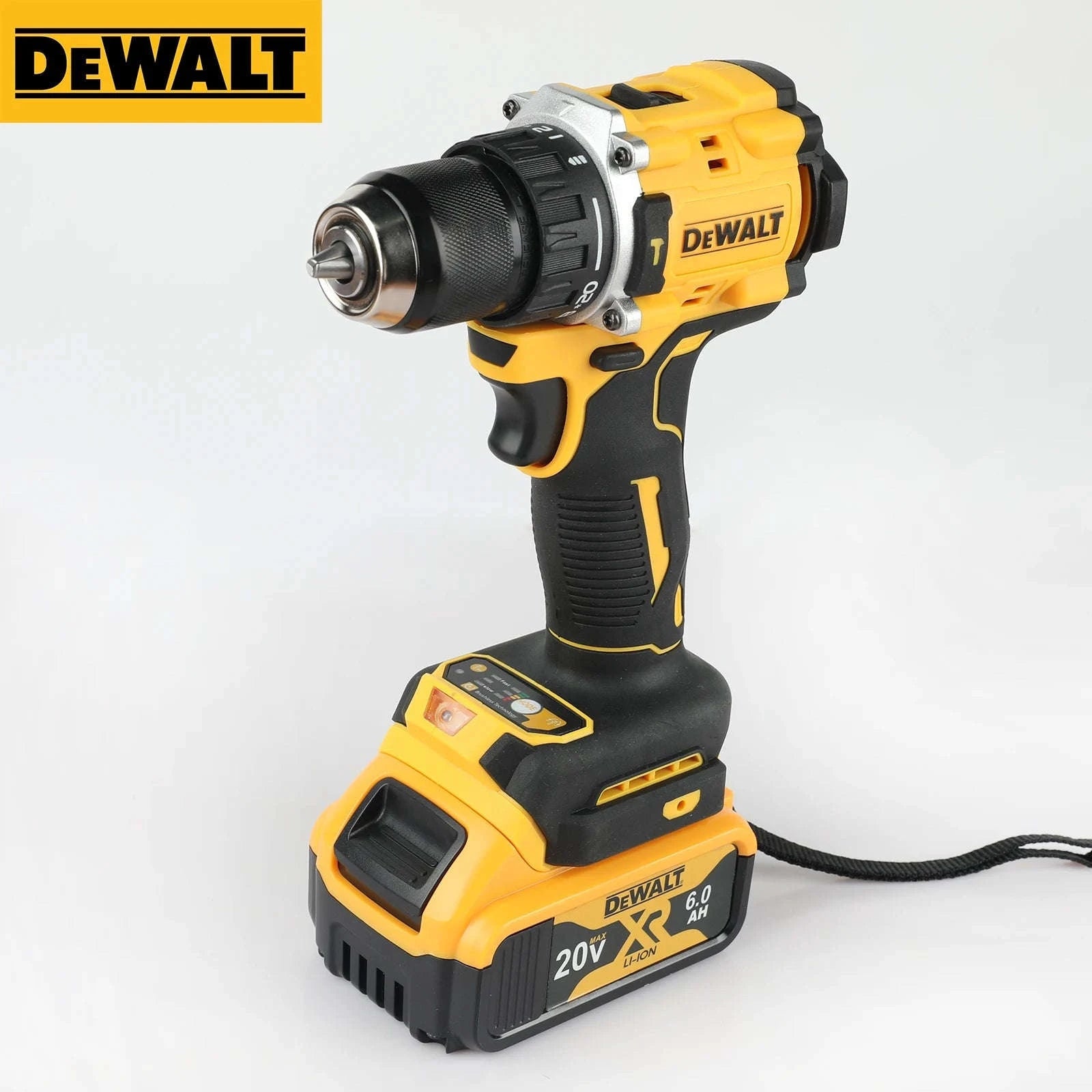 DEWALT 20V Brushless Impact Drill DCD805-1battery 1charger us