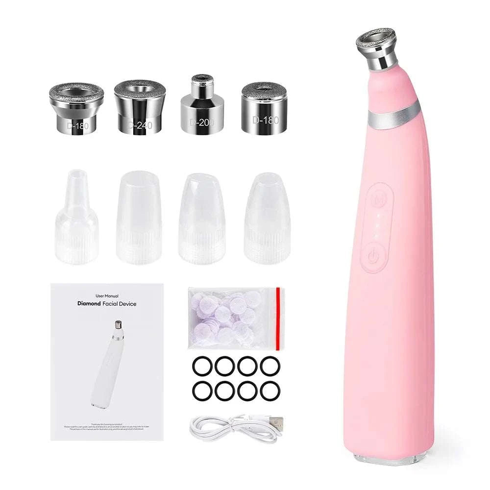 Diamond Microdermabrasion Machine for Deep Facial Exfoliation-US PLUG (100-110V)