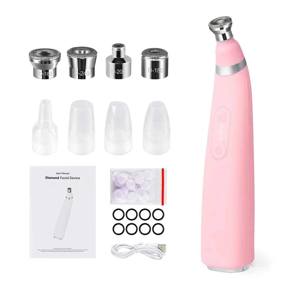 Diamond Microdermabrasion Machine for Deep Facial Exfoliation-US PLUG (100-110V)