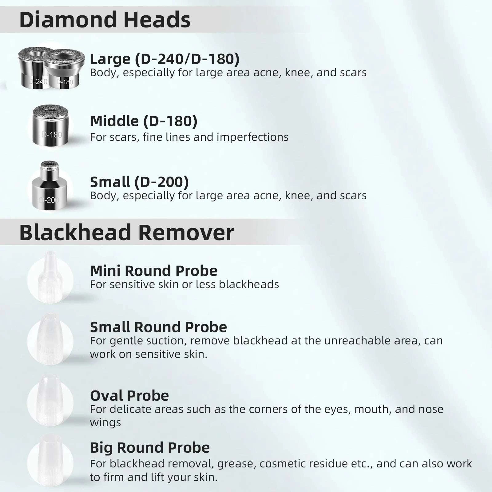 Diamond Microdermabrasion Machine for Deep Facial Exfoliation-US PLUG (100-110V)