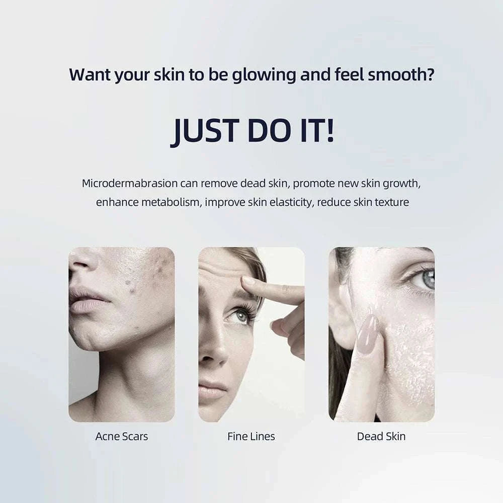 Diamond Microdermabrasion Machine for Deep Facial Exfoliation-US PLUG (100-110V)