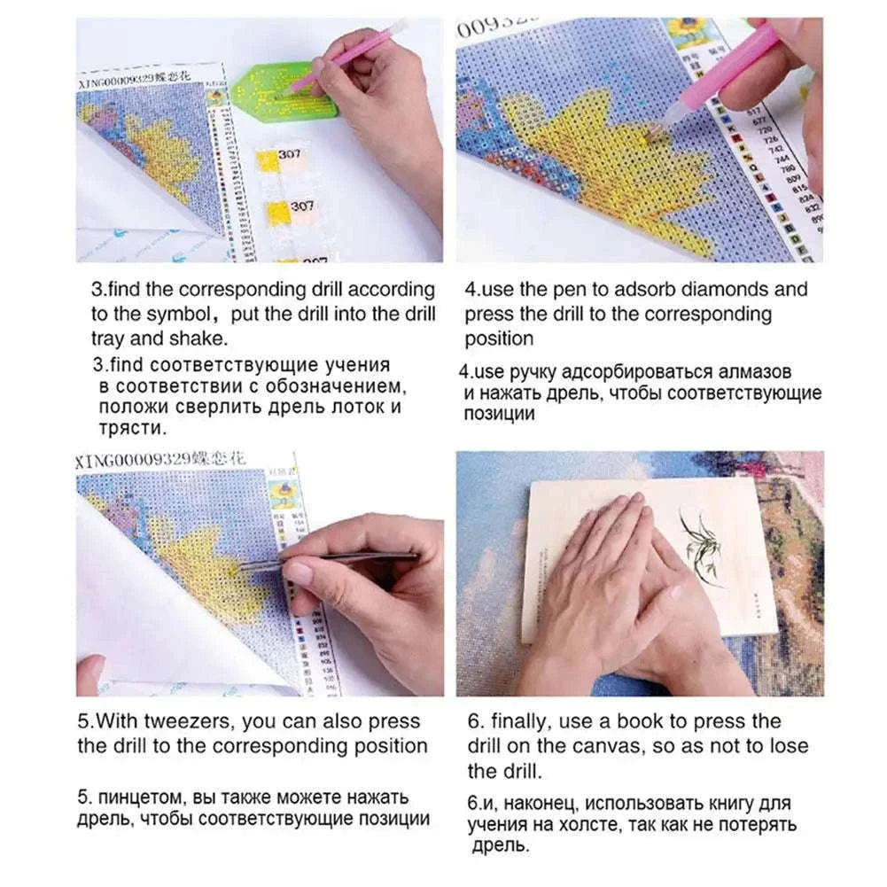 Diamond Painting Tools Set for Precise 5D Crafting-B / france