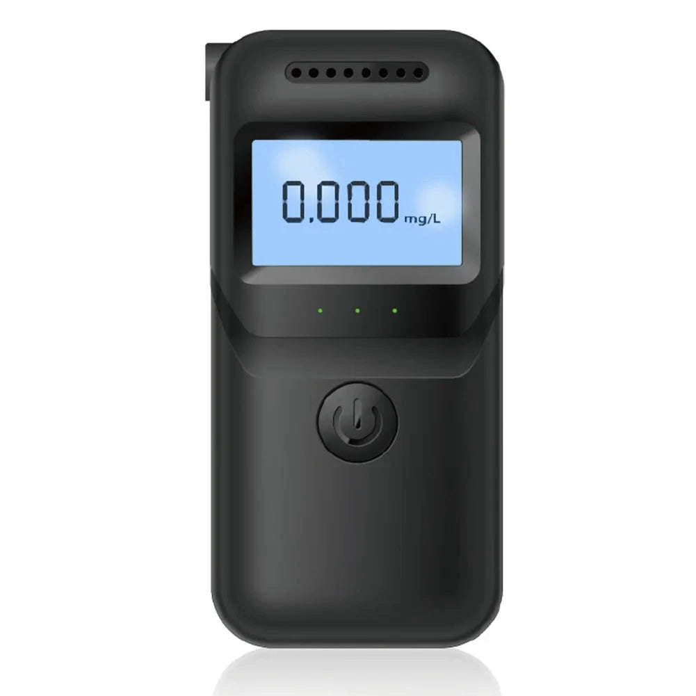 Digital Alcohol Breath Tester with LCD Display & 5 Mouthpieces-United States