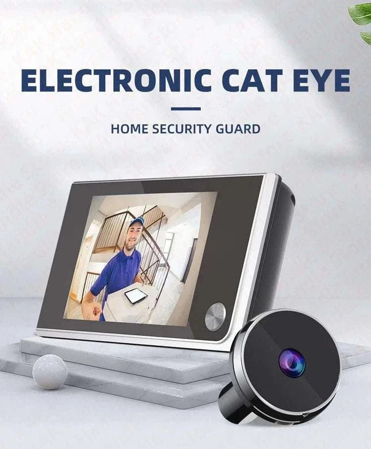 Digital Door Peephole Camera with 3.5" LCD Screen-CZECH REPUBLIC / 40-100mm