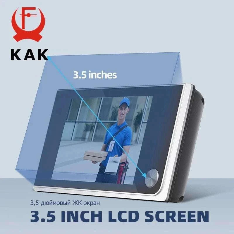 Digital Door Peephole Camera with 3.5" LCD Screen-CZECH REPUBLIC / 40-100mm