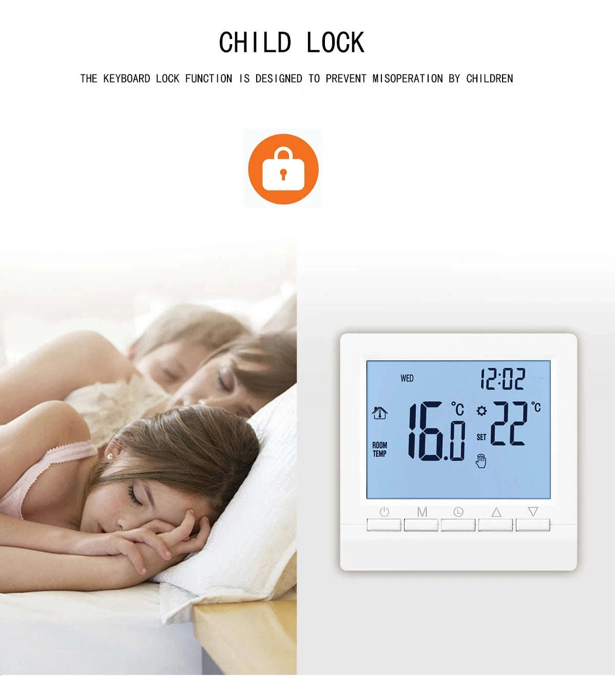 Digital Gas Boiler Thermostat-ME83B