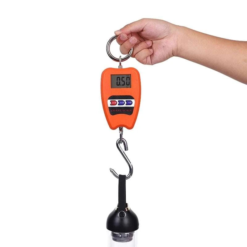 Digital Hanging Scale 200kg / 441lb with LCD Display Hook-Default Title