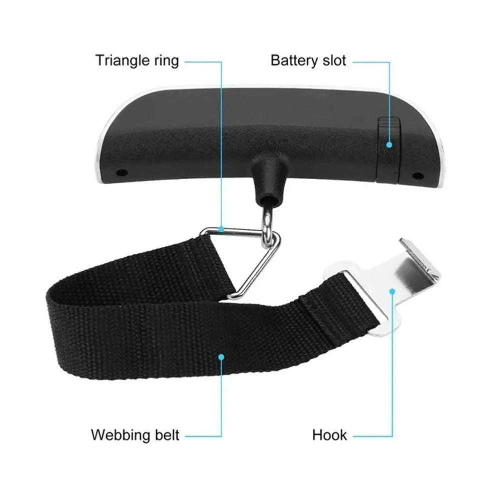 Digital Luggage Scale 110lb/50kg-Silver