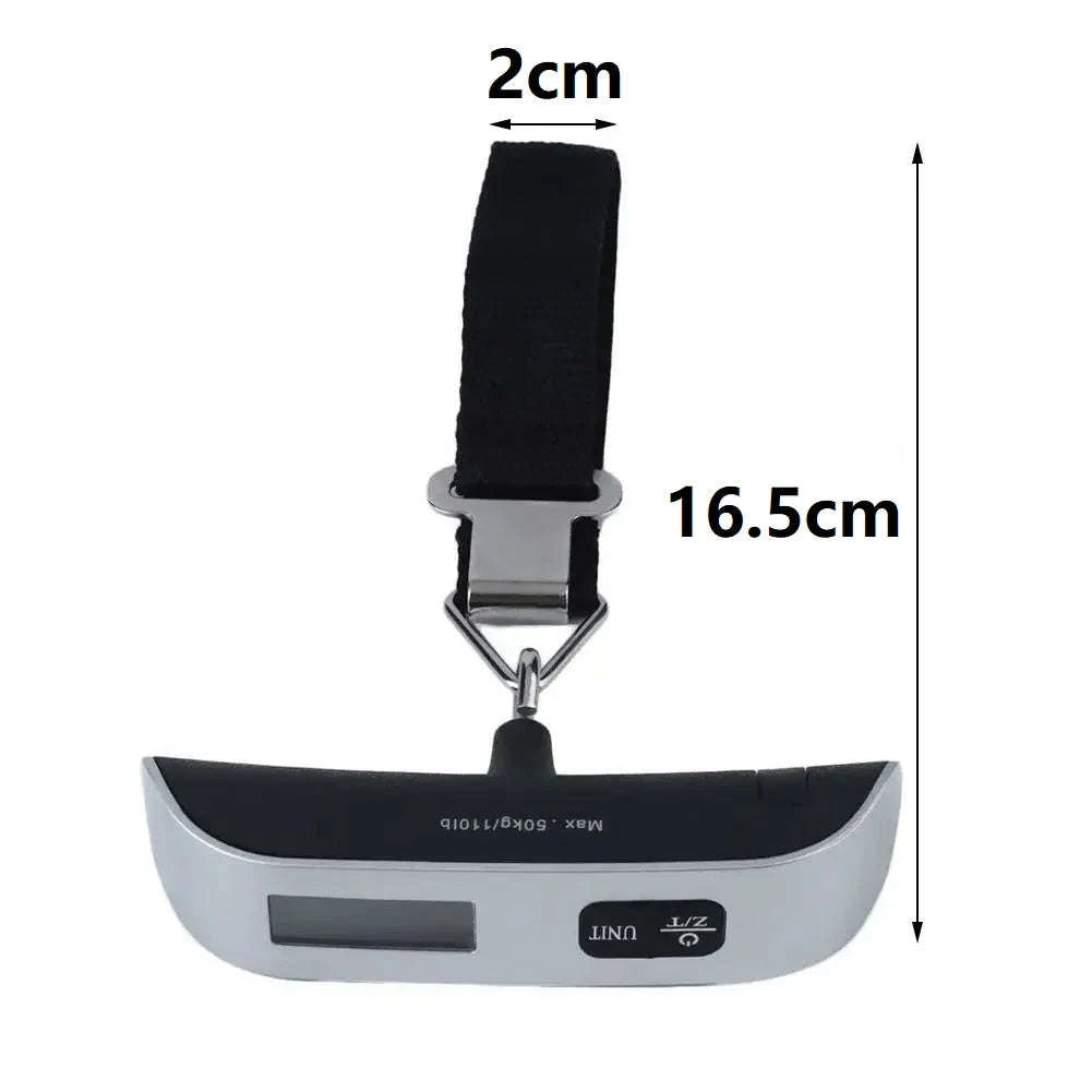 Digital Luggage Scale 110lb/50kg-Silver